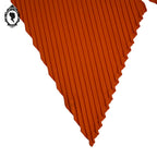 Boîte à gants foulard orangé rectangulaire carton tissu avec un foulard vintage