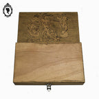 Boite en bois enfant vintage 26 x 15 cm vintage
