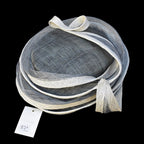 Chapeau femme cérémonie gris JOA NELL sisal paille NEUF Taille S ou 55 cm