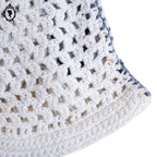 Gants blancs coton épais femme crochet ajouré T 6 12 - 6,5