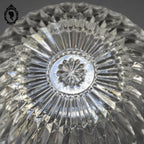 Jolie bonbonnière sucrier rond verre semi cristal Duralex vintage