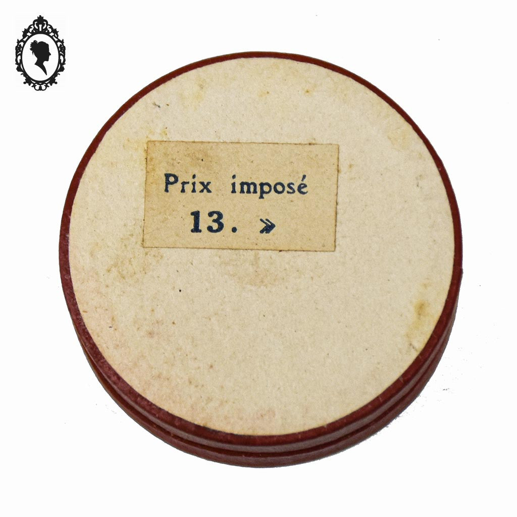 Le 1er vernis ou pierre d'autrefois ancien vintage Paris RUBIS POMPADOUR objet de collection