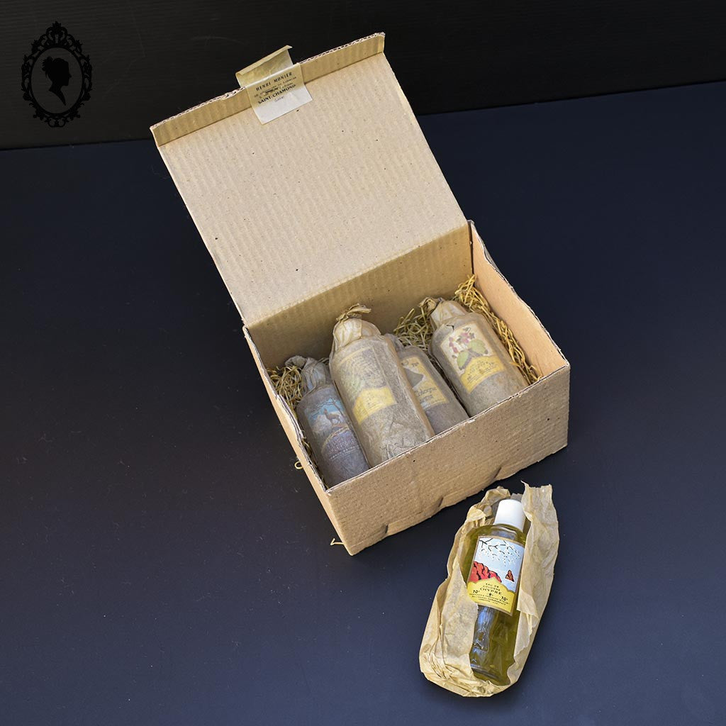 Lot 5 flacons collection Parfumerie étoile Guinamand Thomas vintage ancien