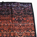 Superbe foulard soie collection Missoni Italie polychrome vintage