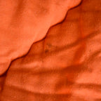 Couverture piquée ancienne orange, garnissage laine – 217 × 220 cm