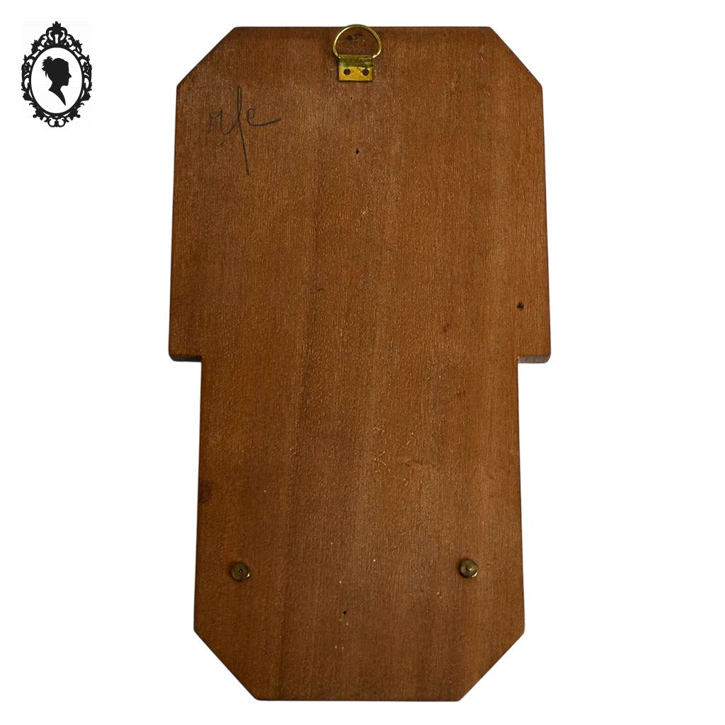 Bénitier christ Panis Vitaé en bois vintage