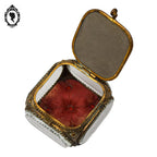 Boite à bijoux coffret 5 verres biseautés Napoléon III Le Caire ancien