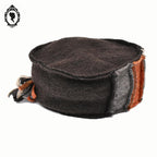 Chapeau femme laine marron foncé fleur NEUF Taille S 54 cm
