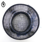 Chic Chapeau femme cérémonie bleu marine JOA NELL sisal paille NEUF Taille S ou 55 cm