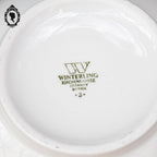Lot 6 bols W Winterling Kirchenlamitz Germany Bavaria fleuri or vintage ancien