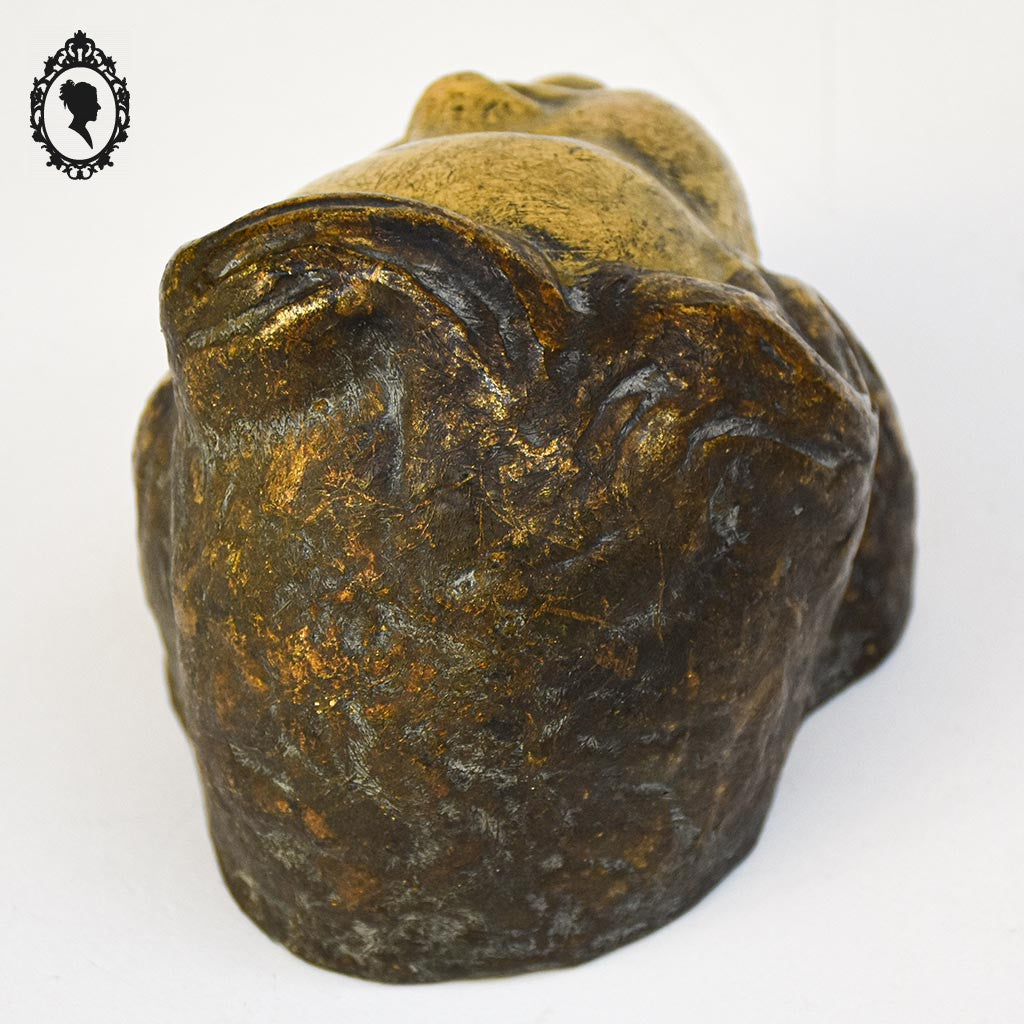 Statue sculpture tête d’ange à accrocher terre cuite Amphora Spain H 14 cm