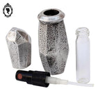Vaporisateur de sac métal gris moderniste vintage