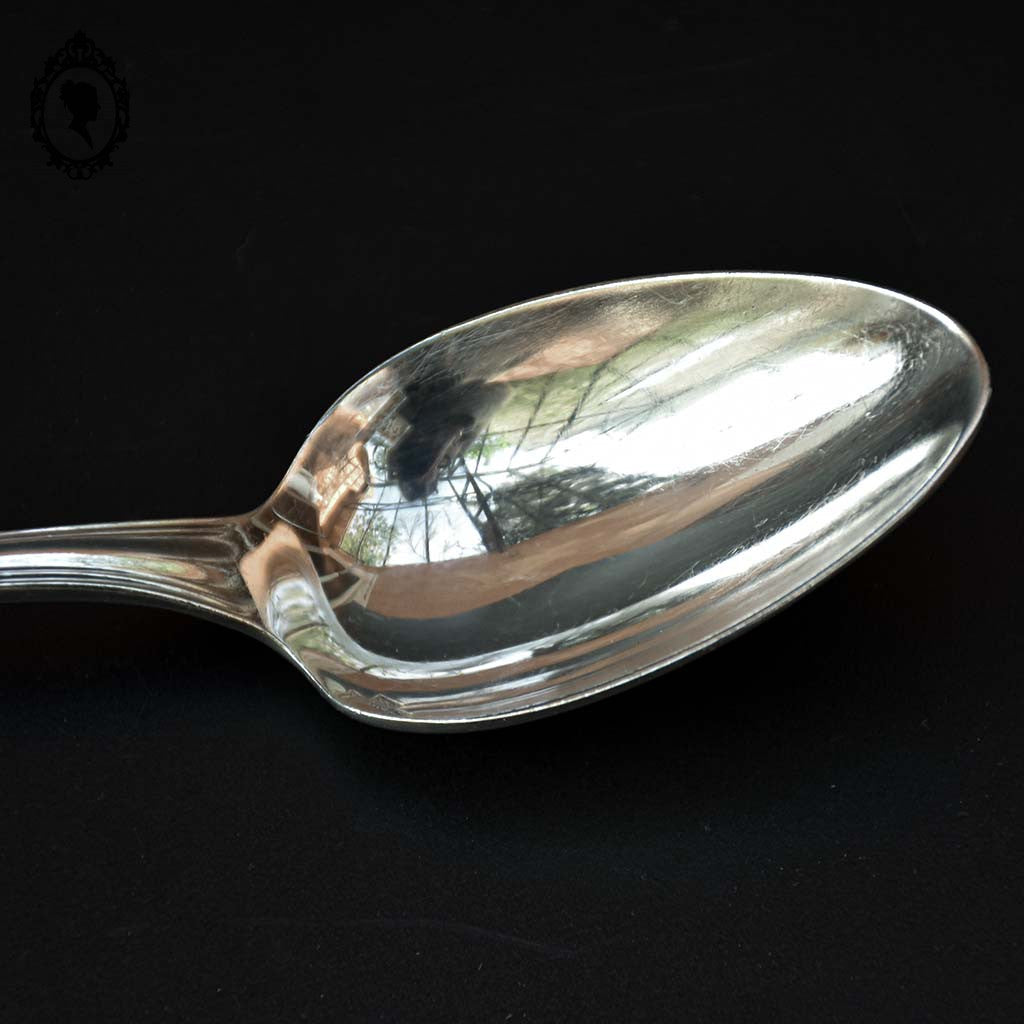 Ensemble 2 couverts enfant ou dessert Chritofle métal argenté dans écrin