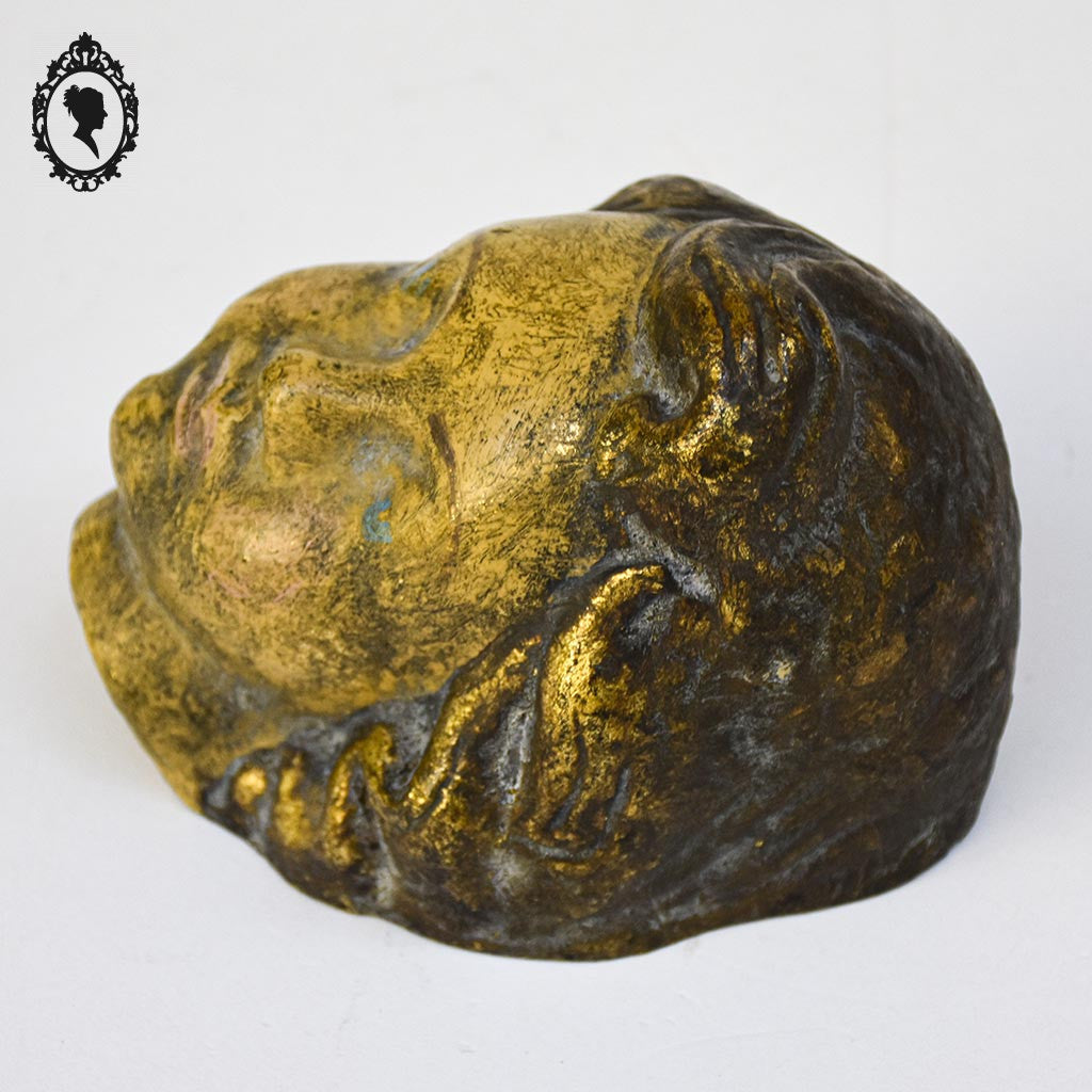 Statue sculpture tête d’ange à accrocher terre cuite Amphora Spain H 14 cm