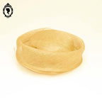 Chic Chapeau femme cérémonie beige clair naturel Joa Nell en sisal NEUF Taille S