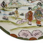 Lot 1 plat 4 assiettes art d’Asie porcelaine japonaise Japon Rokuzo signées 1920 1940 anciennes or