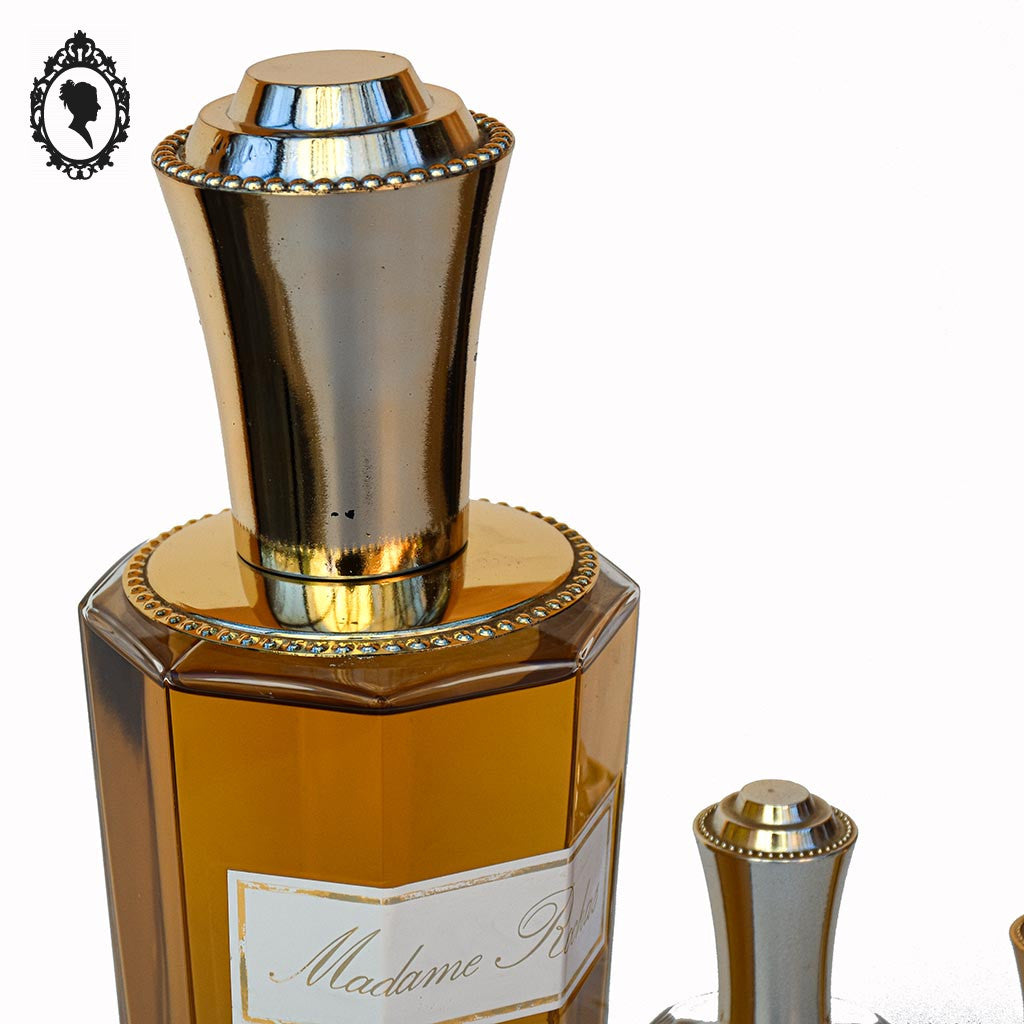 Lot 5 flacons factices Dummy Parfum Madame de Rochas vintage objet de collection, vitrine parfumerie