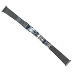 Bracelet de montre maille métallique argenté stainless steel vintage neuf attache 18 mm