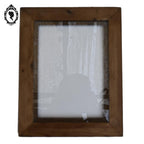 Cadre ancien en bois rectangulaire 27 x 21,2 cm feuillure 21 x 15,4 cm